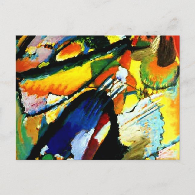 Kandinsky - An Angel of the Last Judgment,  Postcard (Front)