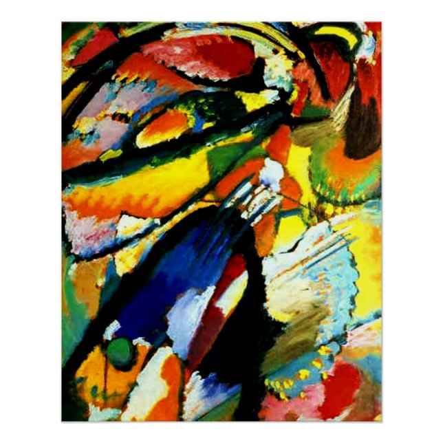 Kandinsky - An Angel of the Last Judgment,  Poster (Front)