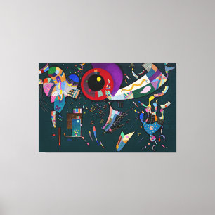 KANDINSKY - AROUND THE CIRCLE - 1940 - CANVAS PRINT