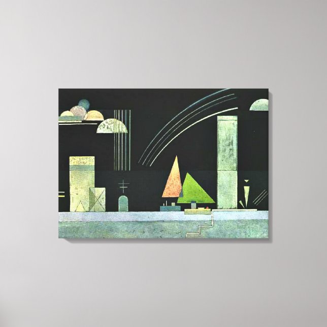 Kandinsky - At Rest Canvas Print (Front)