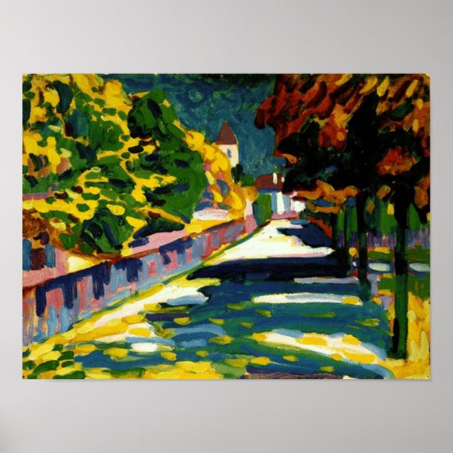 Kandinsky - Autumn in Bavaria Poster (Front)