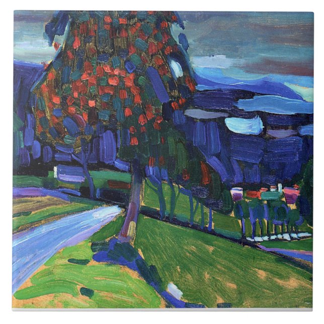 Kandinsky - Autumn in Murnau Tile (Front)