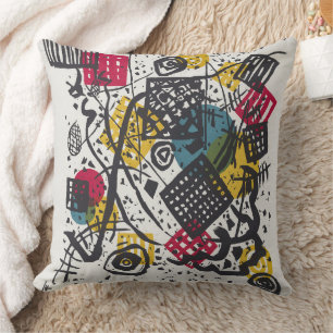 Kandinsky Bauhaus Abstract Geometric Colourful Art Cushion