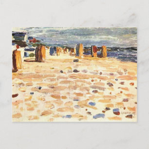 Kandinsky - Beach Baskets in Holland Postcard