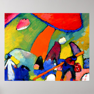 Kandinsky - Beach Scene Poster
