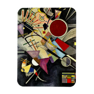 Kandinsky - Black Accompaniment Magnet