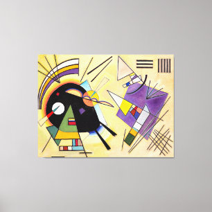 KANDINSKY - BLACK AND VIOLET - 1923 - Bauhaus - Canvas Print