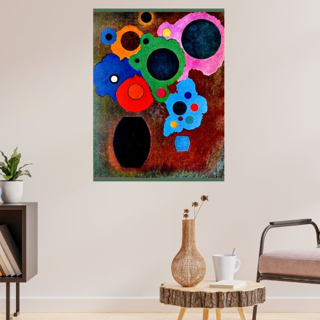 Kandinsky - Black Increasing, Poster (Living Room 3)