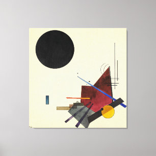 KANDINSKY - BLACK RELATIONSHIP - 1924 - Bauhaus - Canvas Print