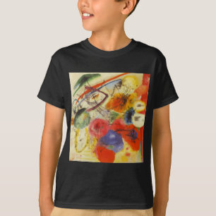 Kandinsky Black Strokes Abstract Painting T-Shirt