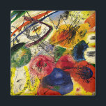 Kandinsky - Black Strokes Magnet<br><div class="desc">Wassily Kandinsky art,  Black Strokes,  refrigerator magnet.</div>