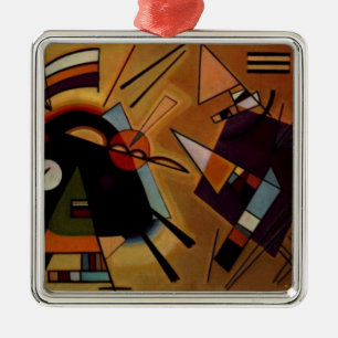 Kandinsky Black Violet Metal Tree Decoration