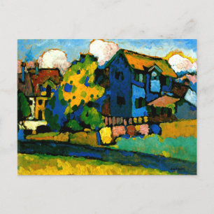 Kandinsky - Blaues Haus Klein Postcard