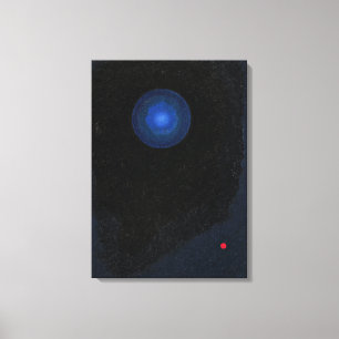 Kandinsky - Blue, abstract art Canvas Print