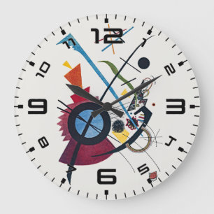 Kandinsky Blue Bauhaus Art Wall Clock