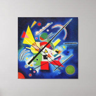 KANDINSKY - BLUE PAINTING - 1924 - Bauhaus - Canvas Print