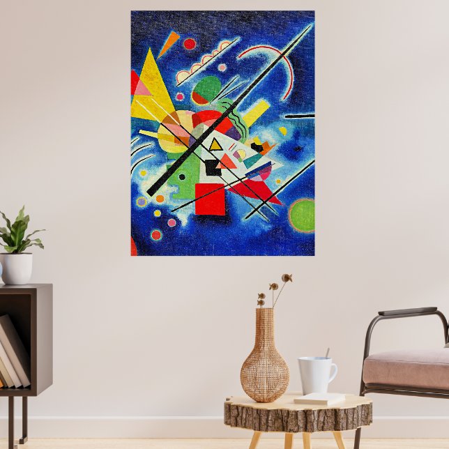 Kandinsky - Blue Painting Poster (Living Room 3)