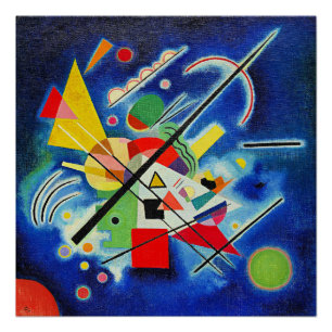 Kandinsky - Blue Painting Poster