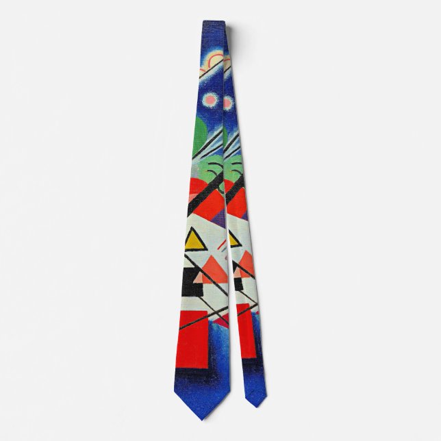 Kandinsky - Blue Painting Tie (Front)