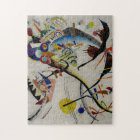 Kandinsky Blue Segment Abstract Painting