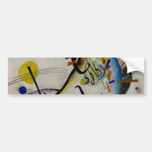 Kandinsky Blue Segment Bumper Sticker