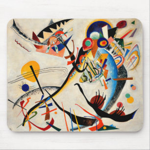 Kandinsky - Blue Segment Mouse Mat