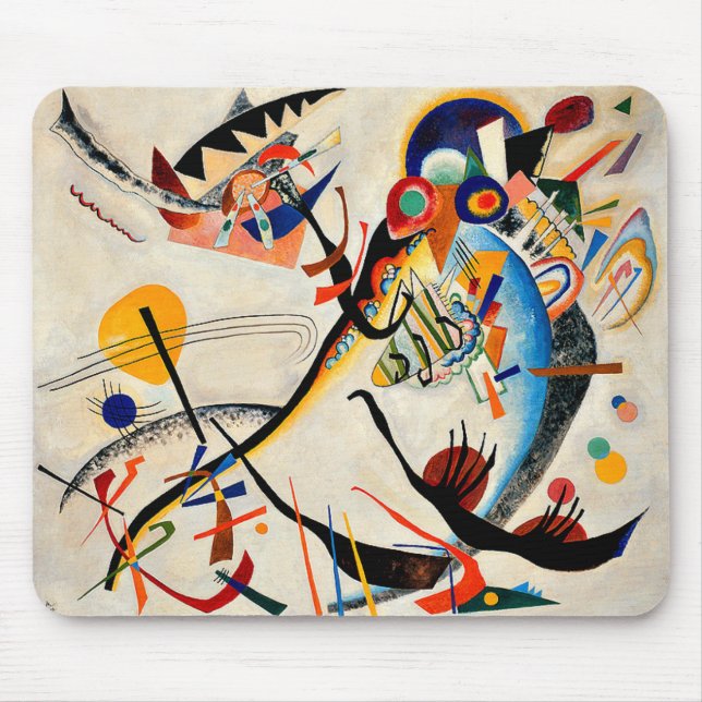 Kandinsky - Blue Segment Mouse Mat (Front)