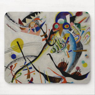 Kandinsky Blue Segment Mouse Mat