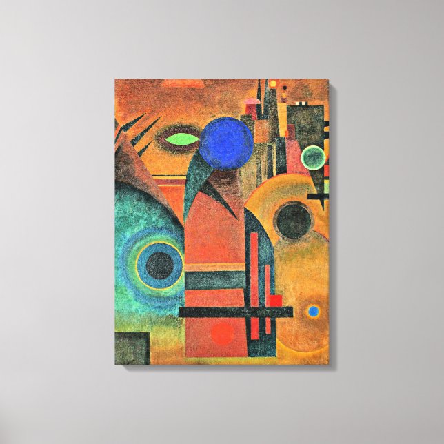 Kandinsky - Brown Silence Canvas Print (Front)
