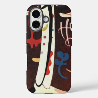 Kandinsky Brown with Supplement Abstract iPhone 16 Case