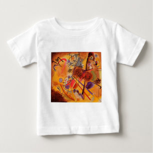 Kandinsky Brown Yellow Red Blue Baby T-Shirt