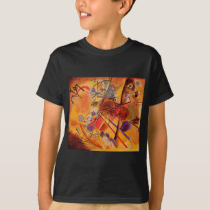 Kandinsky Brown Yellow Red Blue T-Shirt