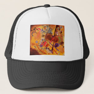 Kandinsky Brown Yellow Red Blue Trucker Hat