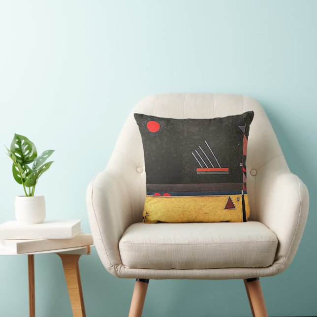 Kandinsky - Brownish, abstract art, Cushion (Chair)