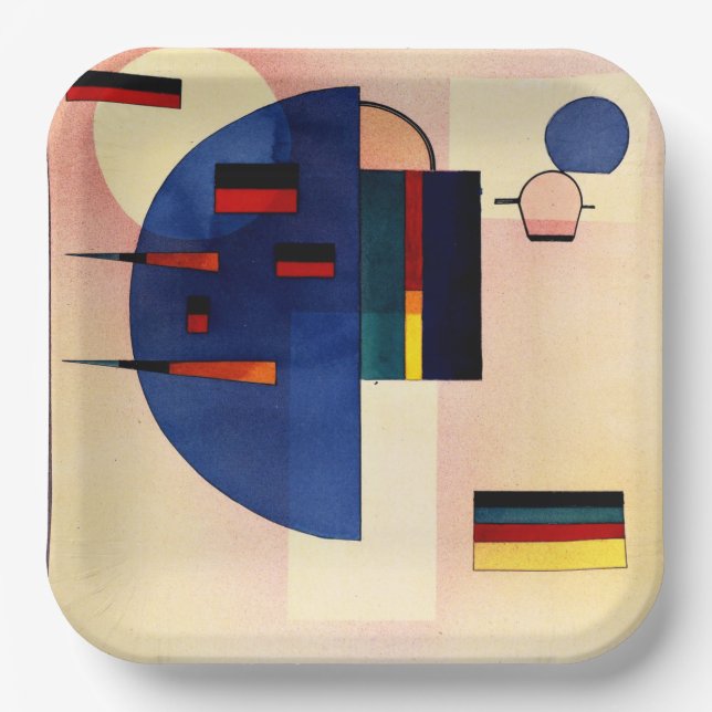Kandinsky - Calmed, Paper Plate (Front)