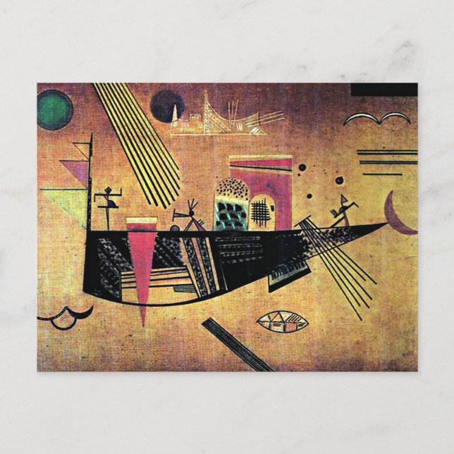 Kandinsky - Capricious Postcard (Front)
