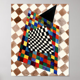 Kandinsky - Checked Poster