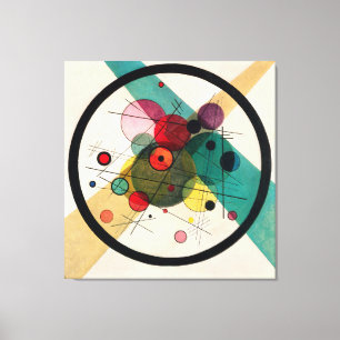 KANDINSKY - CIRCLES IN A CIRCLE - 1923 - Bauhaus - Canvas Print
