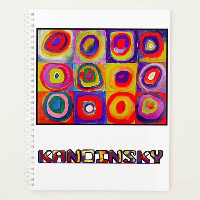 Kandinsky  Circles Planner (Front)