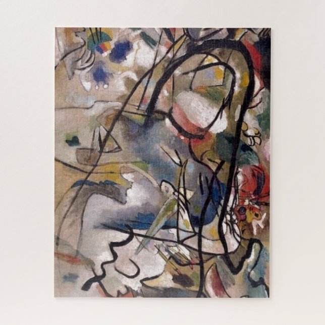 Kandinsky Claasical Abstract Art Painting Jigsaw Puzzle (Vertical)