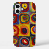 Kandinsky Colour Study of Squares Circles