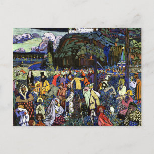 Kandinsky - Colourful Life Postcard