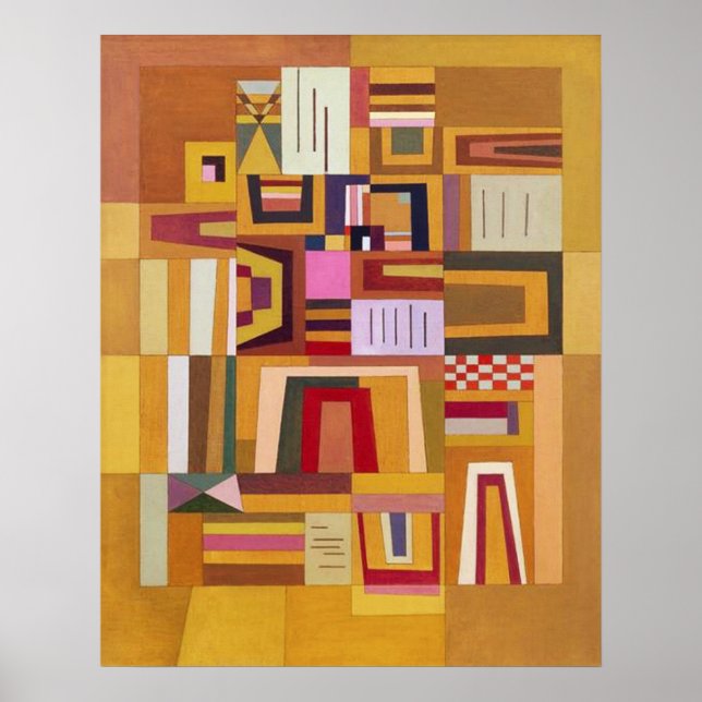 Kandinsky Compensation Rose Poster (Front)