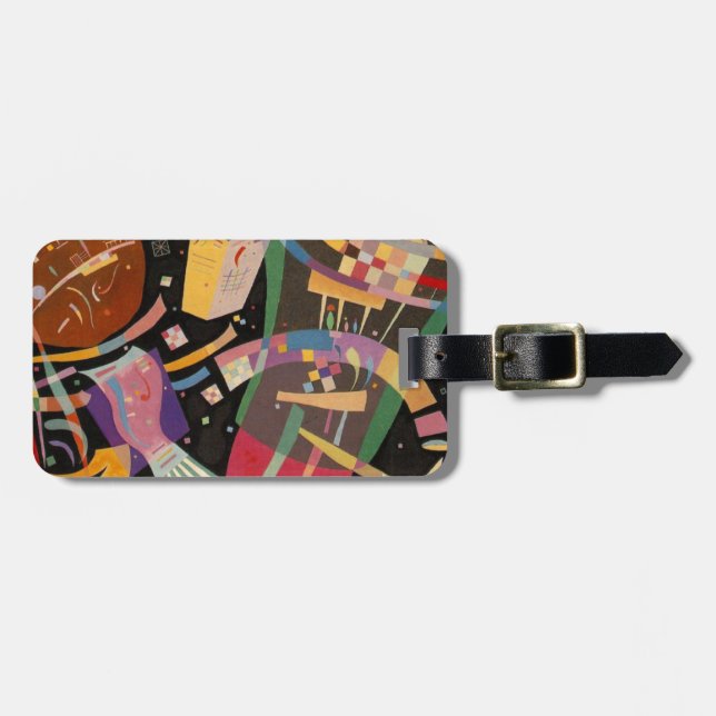 Kandinsky Composition 10 Abstract Painting Luggage Tag (Front Horizontal)