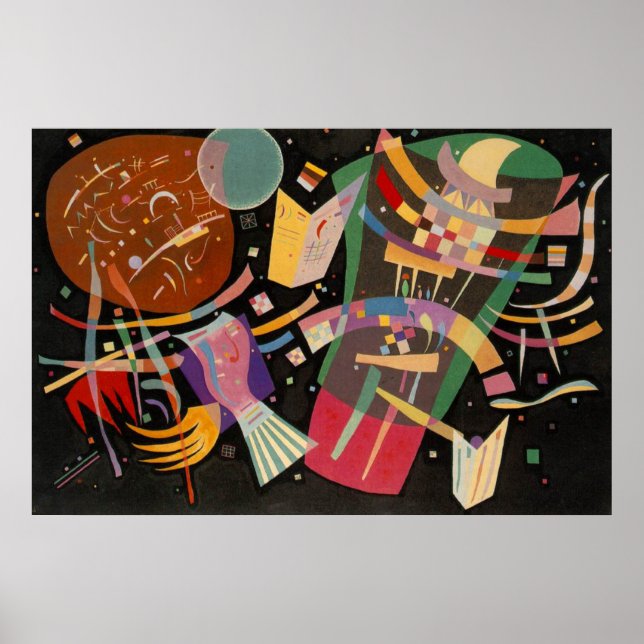 Kandinsky Composition 10 Abstract Painting Poster (Front)