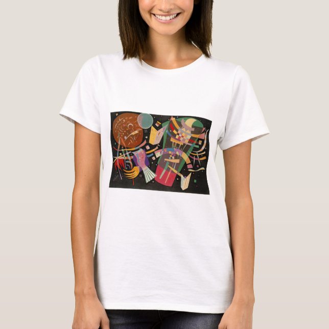 Kandinsky Composition 10 Abstract Painting T-Shirt (Front)