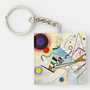 Kandinsky Composition 8 Key Ring