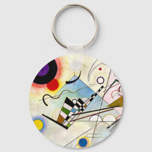 Kandinsky Composition 8 Key Ring