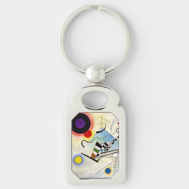 Kandinsky Composition 8 Key Ring (Front)