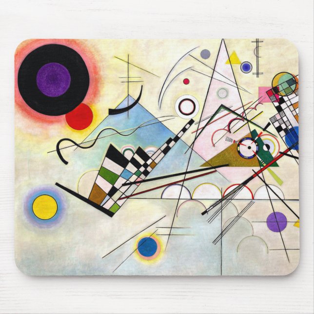 Kandinsky Composition 8 Mouse Mat (Front)
